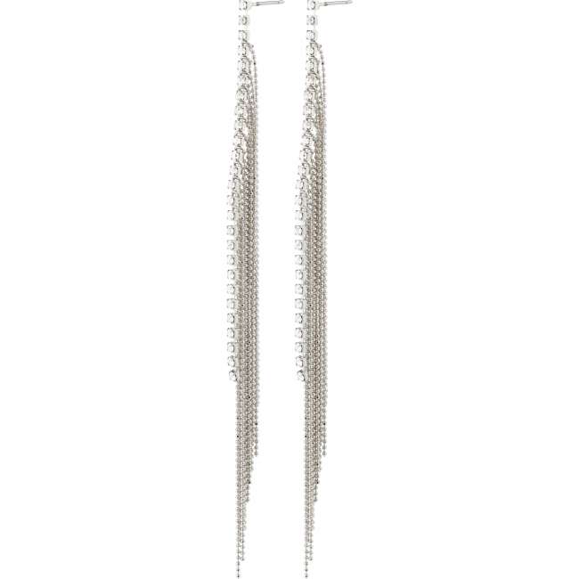 Priser på Pilgrim ANE krystal waterfall øreringe sølvbelagt