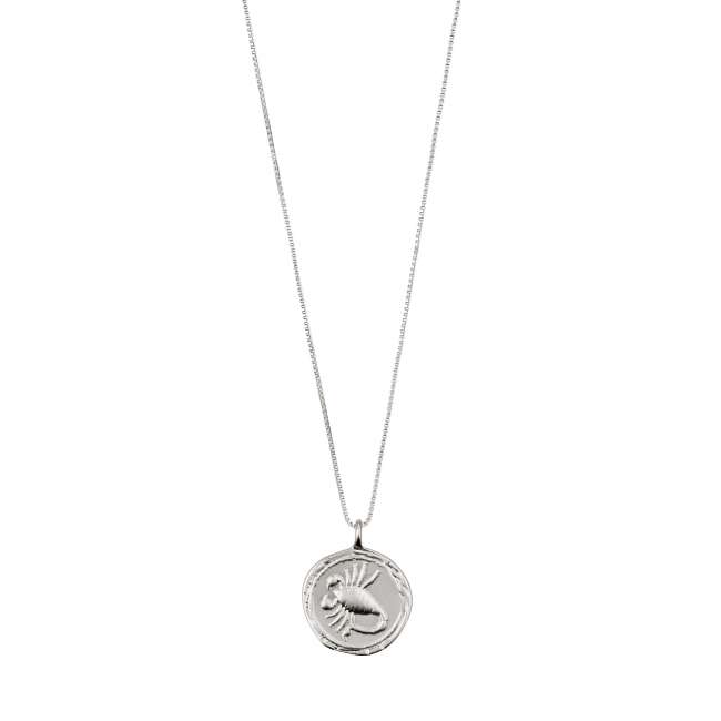 Priser på Pilgrim SKORPION recycled stjernetegns-halskæde,sølvbelagt
