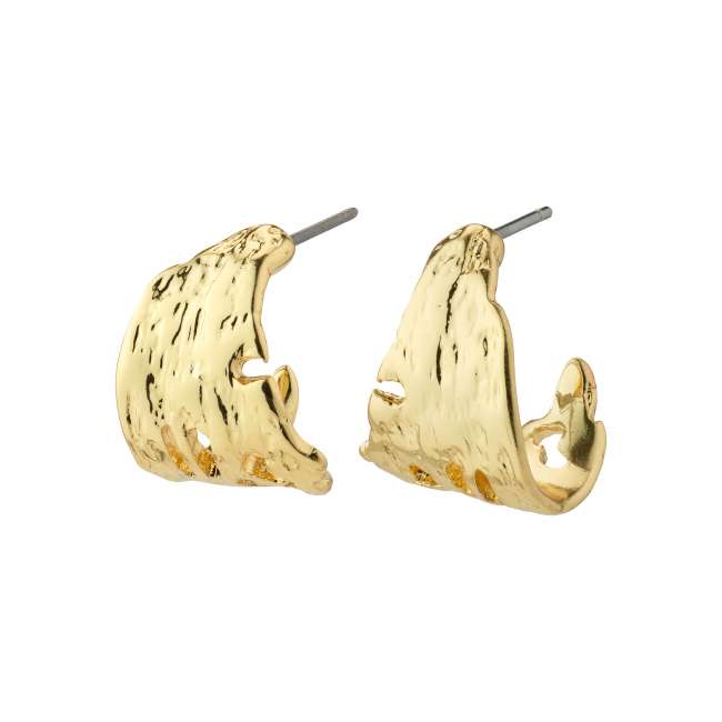 Priser på Pilgrim BRENDA recycled øreringe guldbelagt