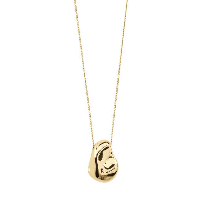 Priser på Pilgrim CHANTAL recycled halskæde guldbelagt