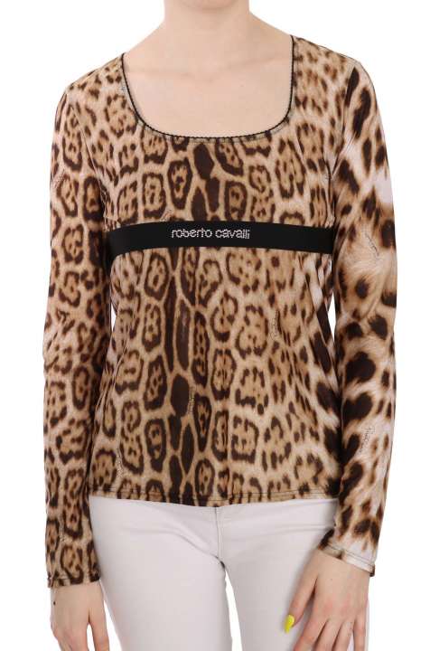 Priser på Roberto Cavalli Leopard Bluse