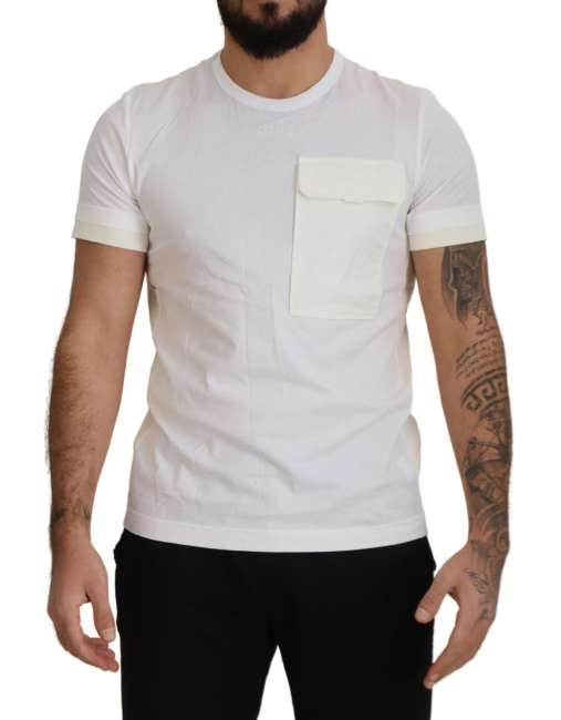 Priser på Dolce & Gabbana Hvid Bomuld T-shirt