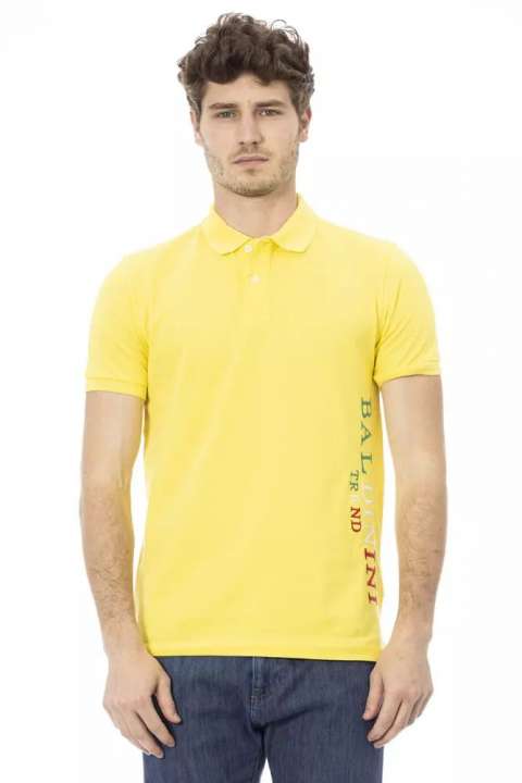 Priser på Baldinini Trend Gul Bomuld Polo Shirt