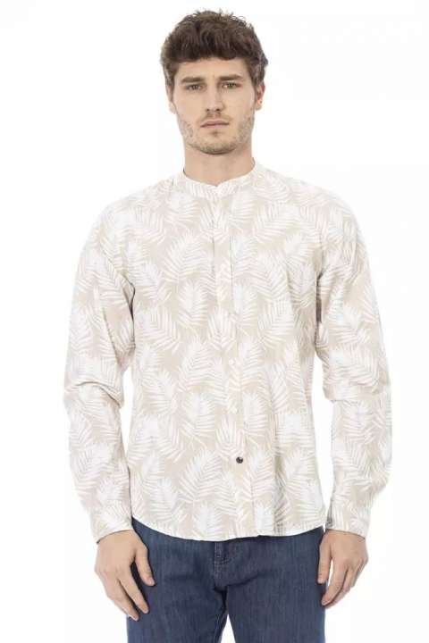 Priser på Baldinini Trend Beige Bomuld Skjorte