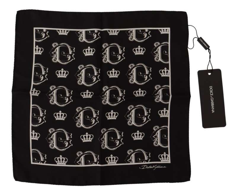 Priser på Dolce & Gabbana Sort Lommetørklæde