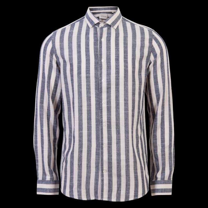 Priser på Gnious Herre Skjorte - Night Navy - M