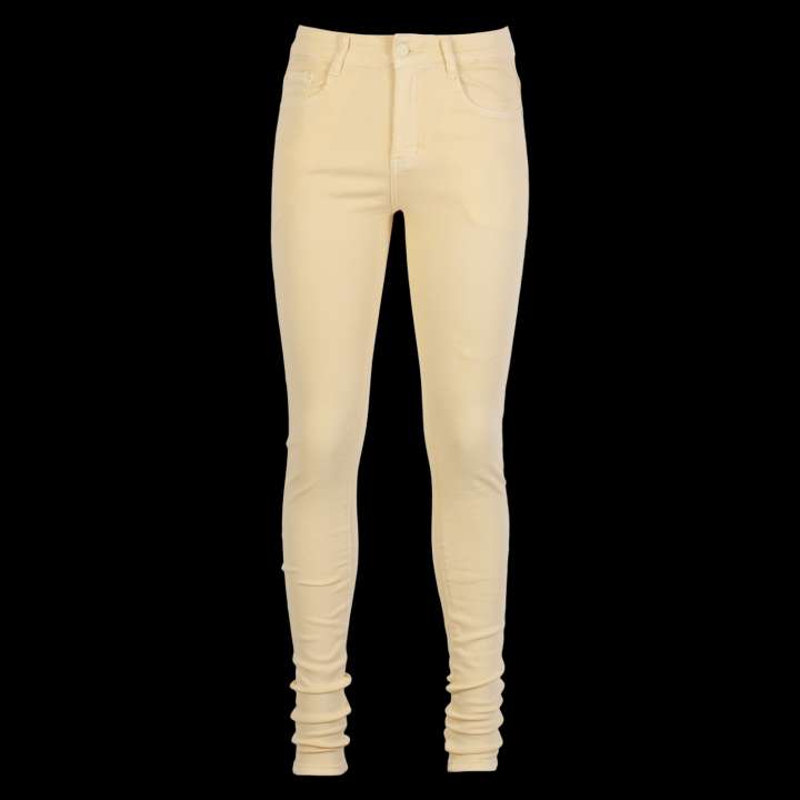 Priser på BS Jeans Dame Jeans - Lysgul - 44