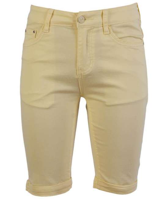 Priser på BS Jeans Dame Shorts - Yellow - 44