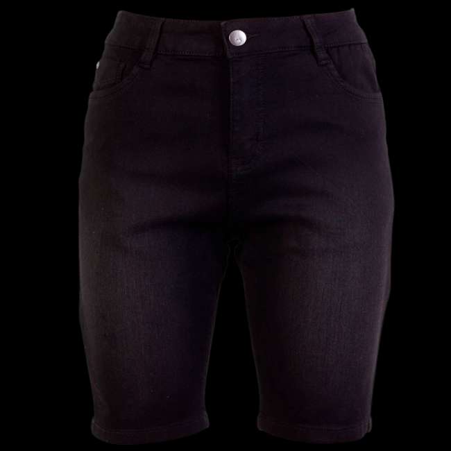 Priser på Steenholt Grace Dame Shorts - Black Denim - 46