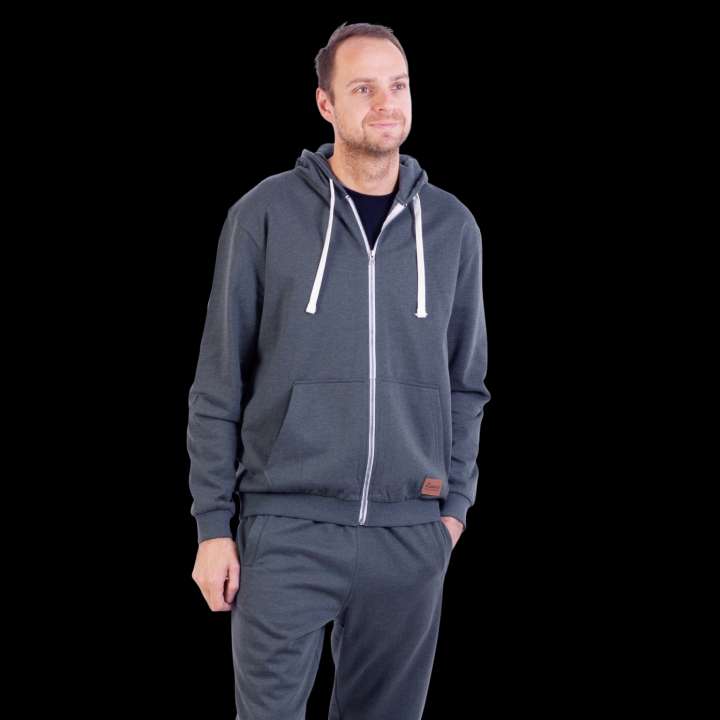 Priser på Loaded Nevada Herre Hættetrøje - Denim Melange - 7XL