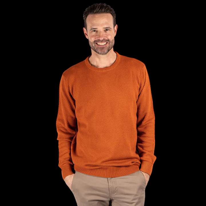 Priser på Pre End Howard Herre Striktrøje - Golden Orange - L
