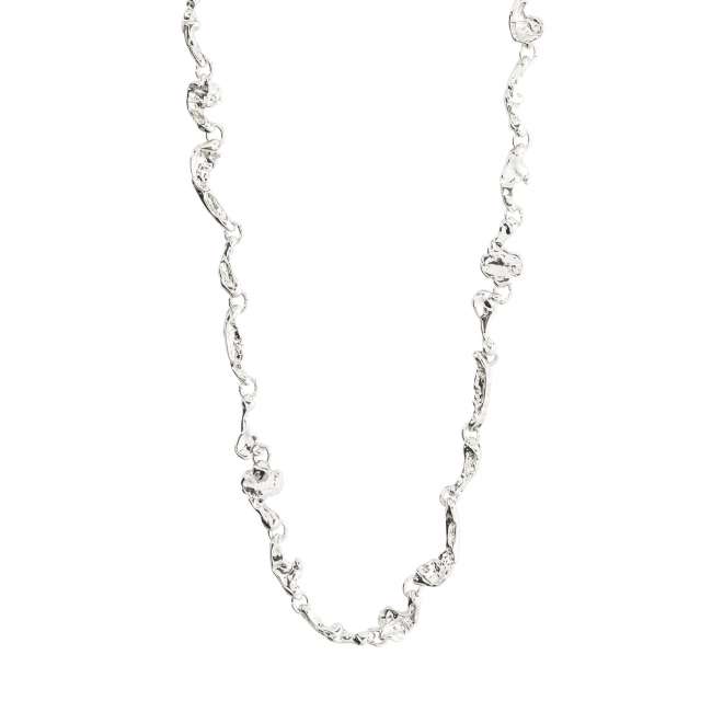 Priser på Pilgrim ALEX recycled halskæde sølvbelagt