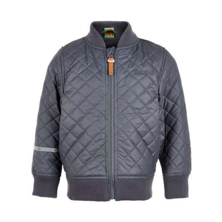 Priser på CeLaVi Børne Termojakke - Deep Stone Grey - 92
