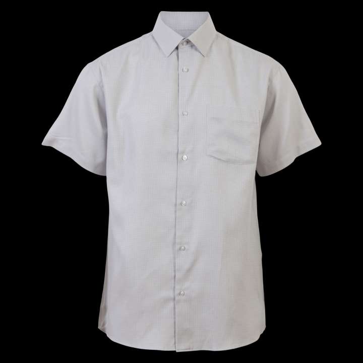 Priser på Carnét Oak Herre Kortærmet skjorte - Grey Check - 2XL