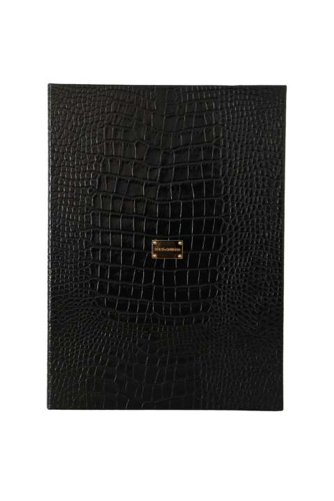 Priser på Dolce & Gabbana Sort Læder Folding Taske