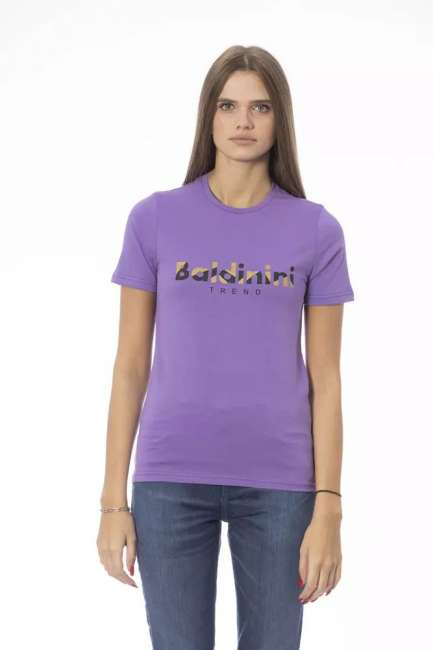 Priser på Baldinini Trend Lilla Bomuld Tops & T-Shirt