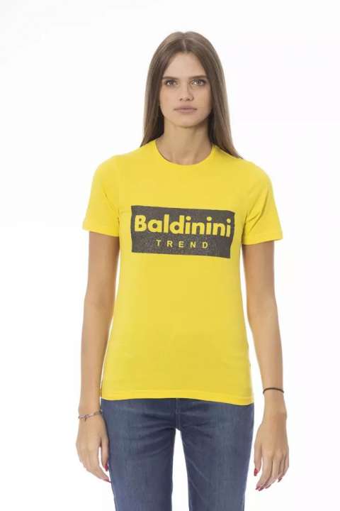 Priser på Baldinini Trend Gul Bomuld Tops & T-Shirt