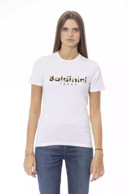 Priser på Baldinini Trend Hvid Bomuld Tops & T-Shirt