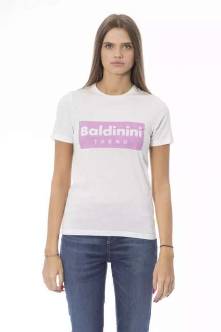 Priser på Baldinini Trend Hvid Bomuld Tops & T-Shirt