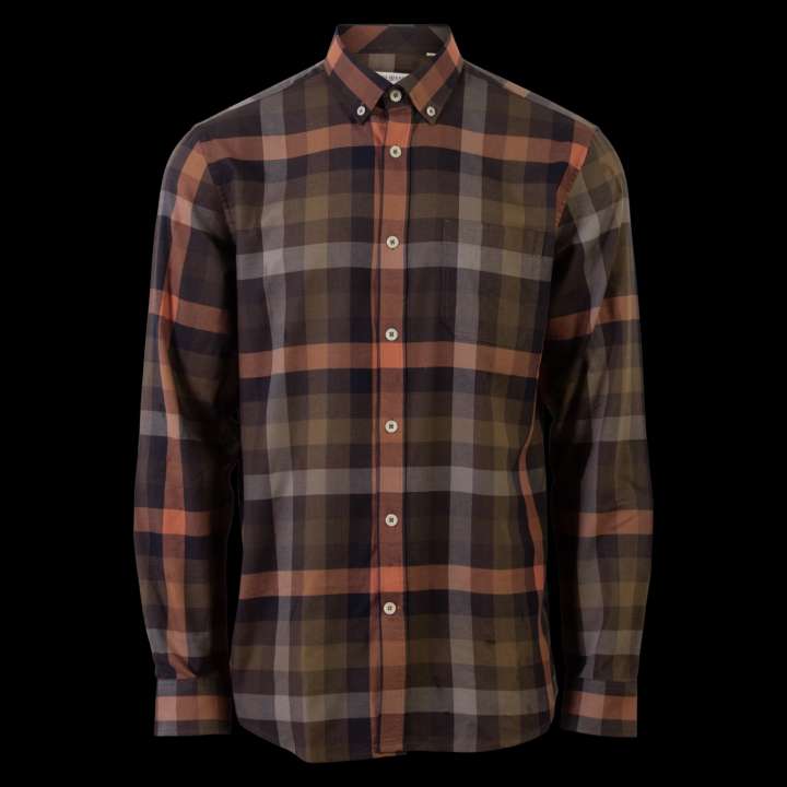 Priser på Pre End South Herre Skjorte - Coffee Brown - L
