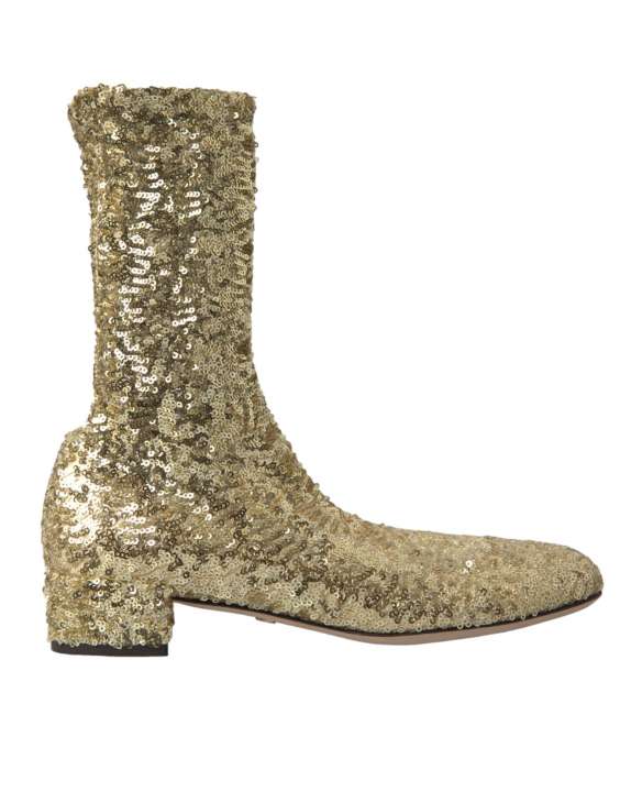 Priser på Dolce & Gabbana Guld Ankel Støvler