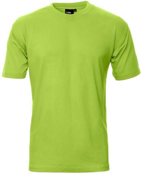 Priser på ID T-Time Herre T-shirt - Lime - 4XL