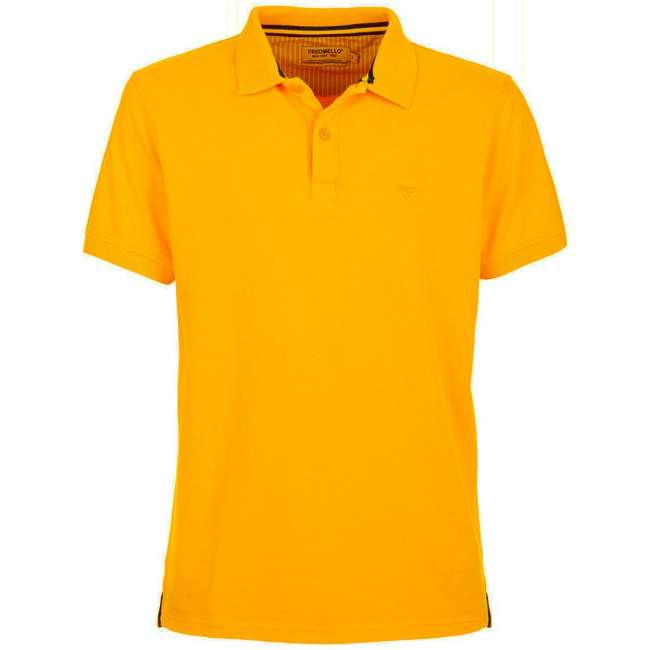 Priser på Fred Mello Orange Bomuld Polo Shirt