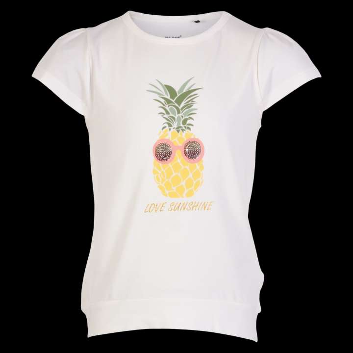 Priser på Me Too Pige T-shirt - Marshmallow White - 92