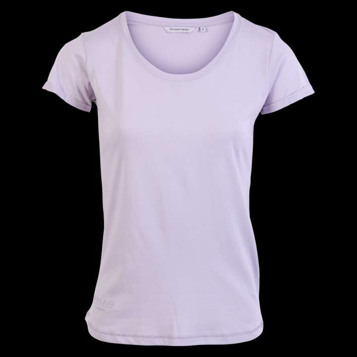 Priser på Kopenhaken Via Dame T-shirt i økologisk bomuld - Lavender - XS