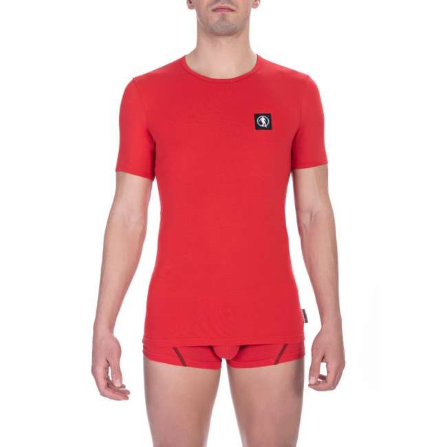 Priser på Bikkembergs Rød Bomuld T-Shirt