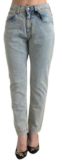 Priser på Dolce & Gabbana Blå Bomuld Skinny Bukser & Jeans