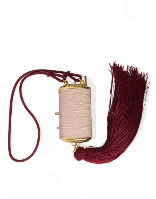 Priser på Dolce & Gabbana Pink Læder Makeup Taske
