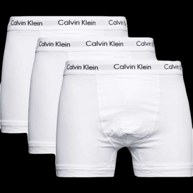 Priser på Calvin Klein Trunks 3-pak White_Large