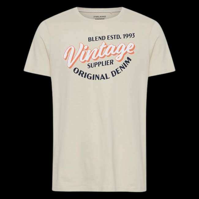 Priser på Blend Herre T-shirt - Oyster Gray - XL