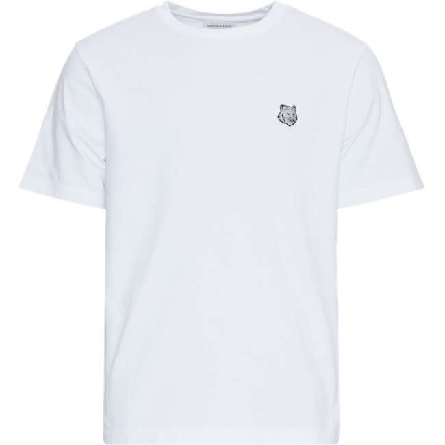 Priser på MAISON KITSUNÃ‰ Regular fit MM00108KJ0118 T-shirts Hvid