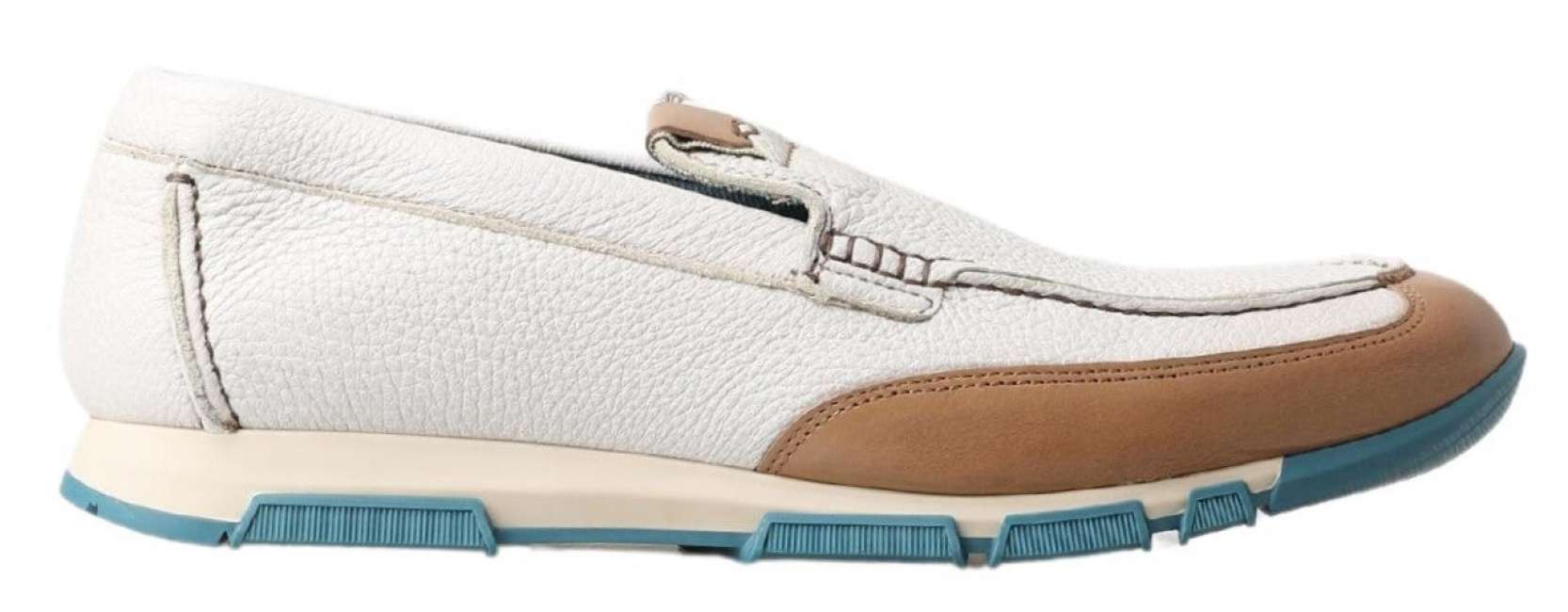 Priser på Dolce & Gabbana Hvide Læder Loafers Sko