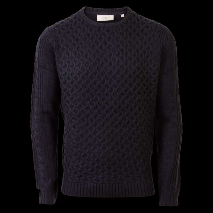 Priser på Pre End Austin O Herre Striktrøje - Ultra Dark Navy - L