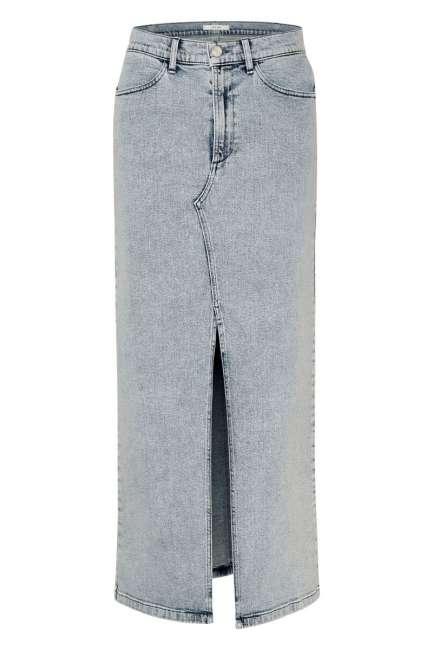 Priser på Gestuz - Nederdel - SiwGZ HW Long Skirt - Light Blue washed