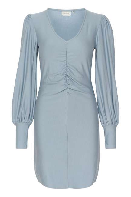 Priser på Gestuz - Kjole - RifaGZ V-Neck Short Dress - Grey Blue