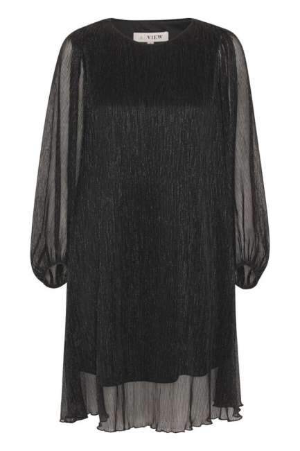 Priser på A-View - Kjole - Fiba Dress - Black/Silver