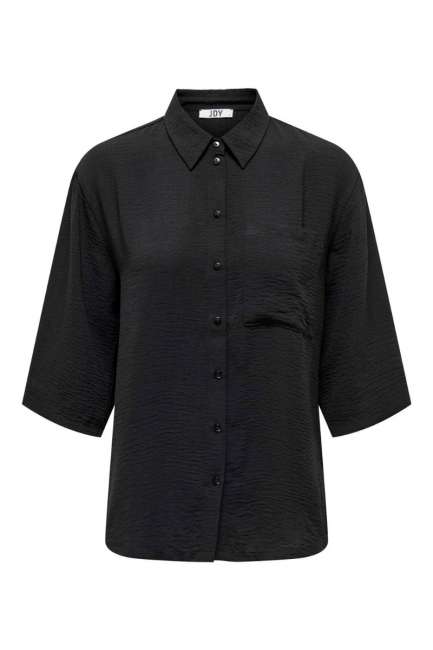 Priser på JDY - Skjorte - JDY Divya 3/4 Loose Shirt - Black