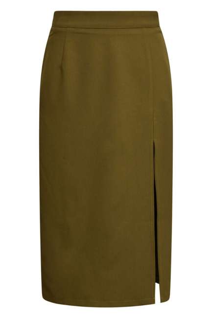 Priser på A-View - Nederdel - Annali Midi Skirt - Mustard Green