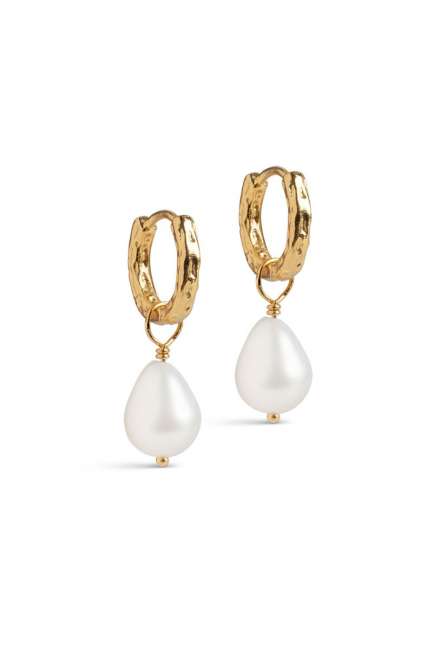 Priser på Enamel - Øreringe - Hoops Significant Pearl - Pearls