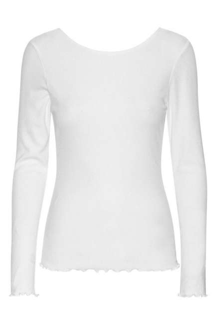 Priser på A-View - Bluse - Florine L/S Top - White