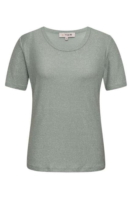 Priser på A-View - T-shirt - Eva Short Sleeve Top - Mint