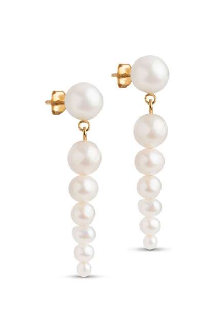 Priser på Enamel - Øreringe - Earring, Carmen - Pearls