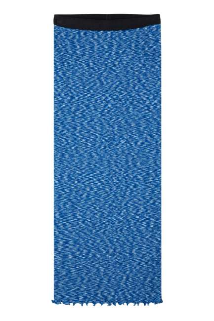 Priser på Mads Nørgaard - Nederdel - 2x2 Cotton Space Maxine Skirt - Multi Blue