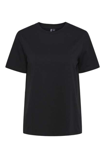 Priser på Pieces - T-shirt - PC Ria SS Solid Tee - Black