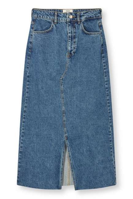 Priser på Mads Nørgaard - Nederdel - Organic Blue Ketty Skirt - Vintage Blue