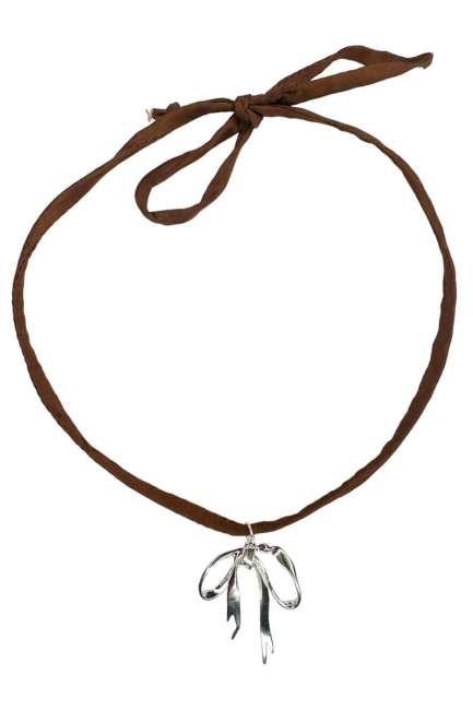 Priser på Pico - Halskæde - Ribbon String - Aubergine